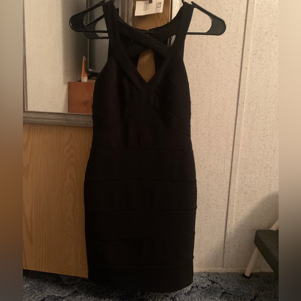 black dress